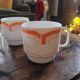 4 stackable Rivanel opaline cups Pop 70's