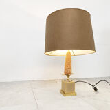 Vintage French corn table lamp, 1970s