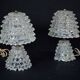 Pair of Italian Murano “Rostrato” Glass Table Lamps by Ercole Barovier, 194