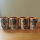 Suite de 4 mugs vintage