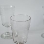 Lot de 6 verres à vin dépareillés XIXème