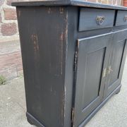 Low sideboard Early XXth wood painted