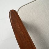 Pair of Danish teak armchairs