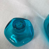 Blue glass toilet bottle Marcel Franck