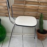 White formica chair