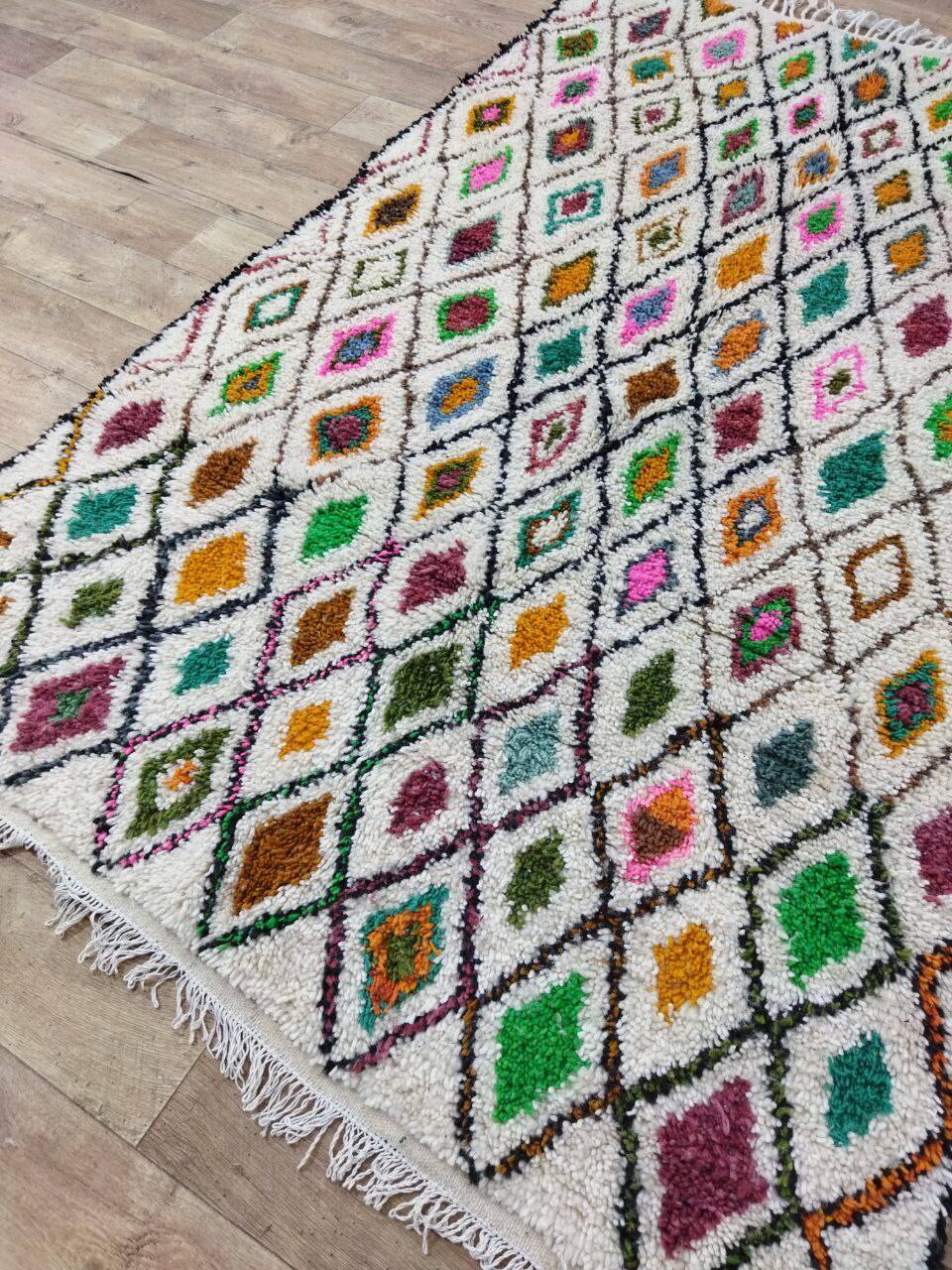 Handcrafted Moroccan Berber Rug 246 X 158 CM