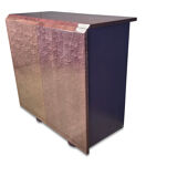 Burl bar cabinet by Giovanni Offredi for Saporiti, 1970s