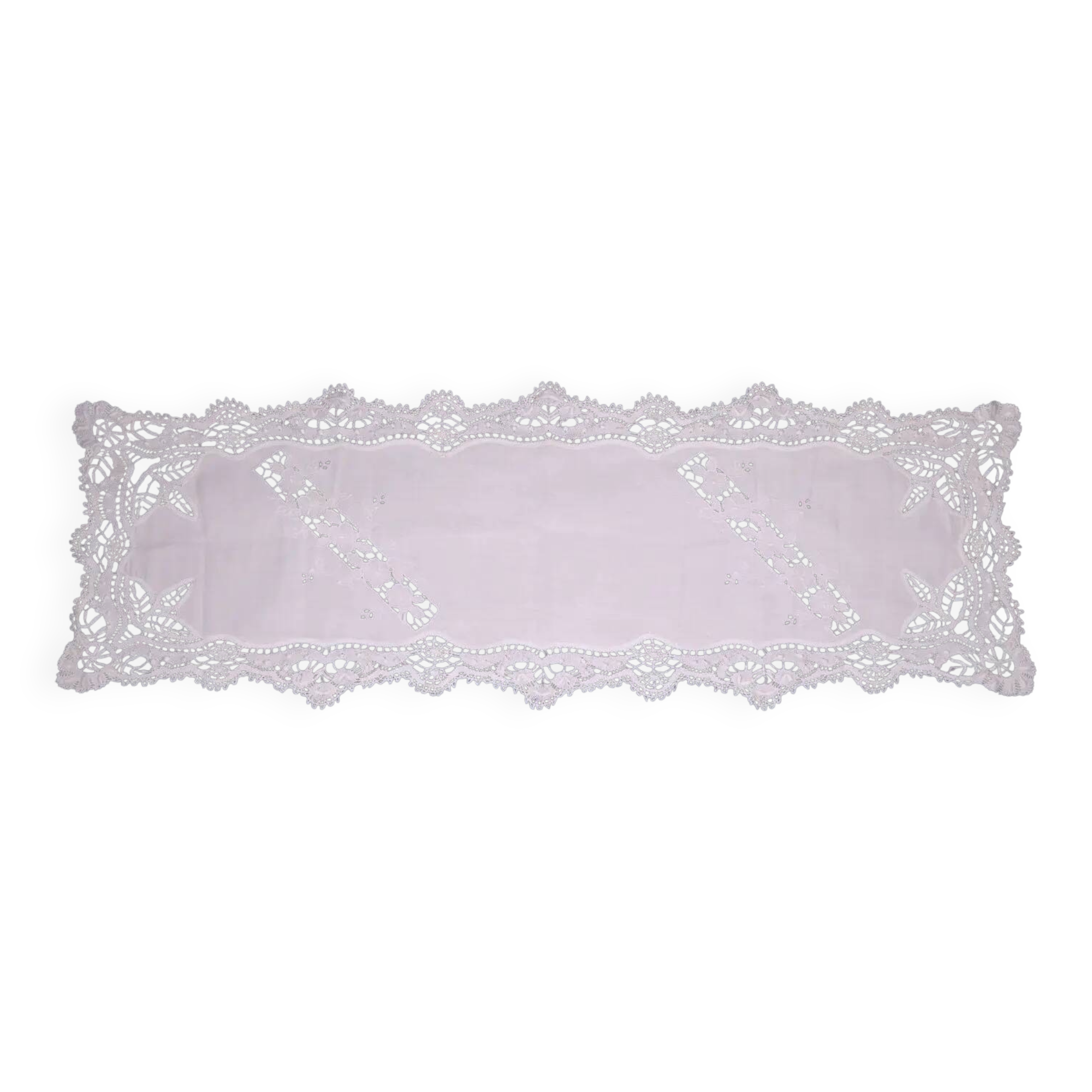 Linen table runner, Italy, 20th century