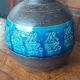 Aldo Londi for Bitossi. Rimini-Blue glazed ceramic vase, vintage design