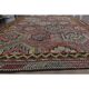 Vintage Turkish Oushak Handmade Wool Cotton Red Area Rug 170x272