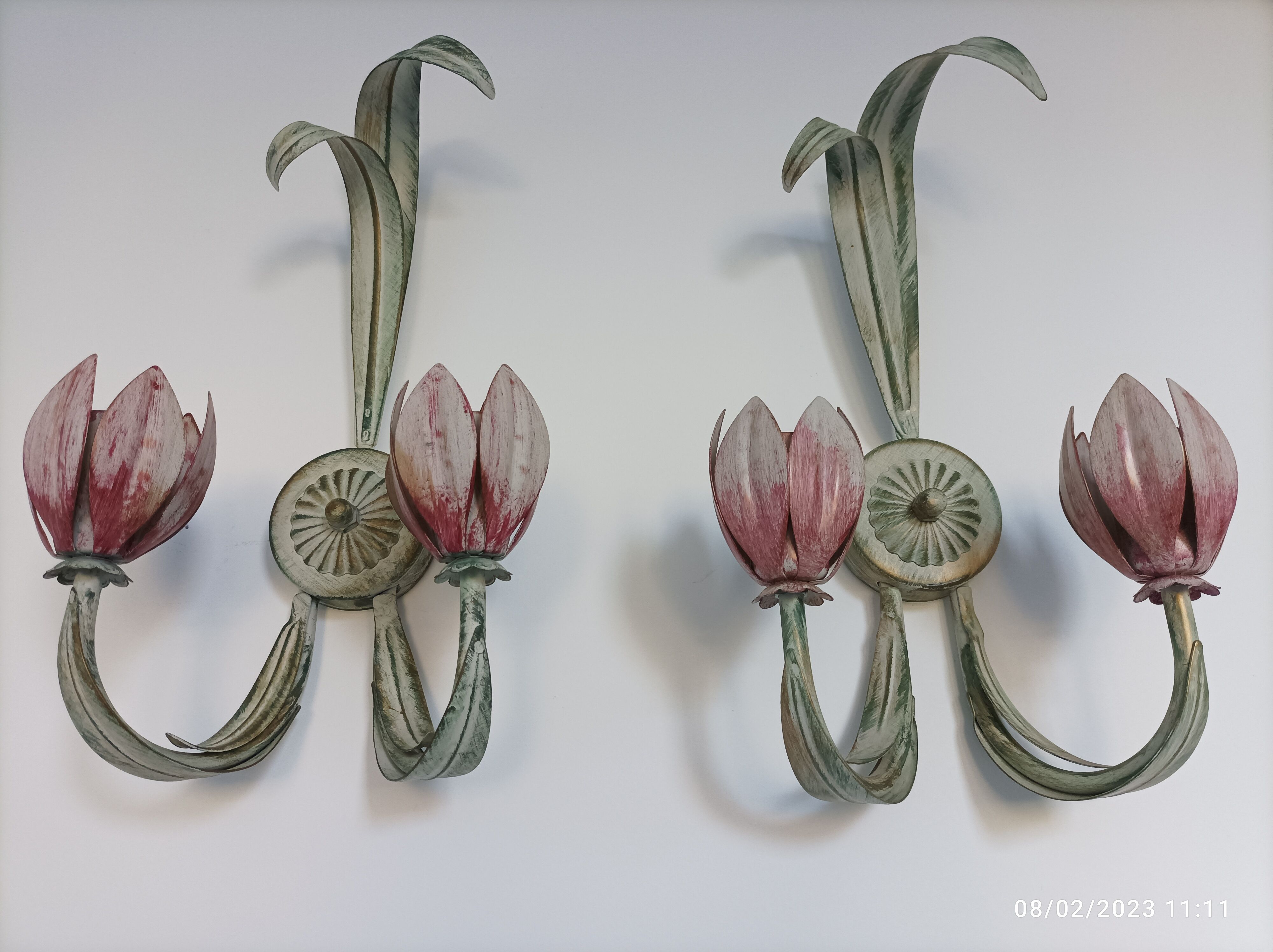 Duo appliques tulipes