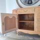 Low buffet in solid cherry wood renovated – Louis XV style – 250 cm