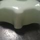 Old opaline suspension rises/falls green 1930 Art Deco