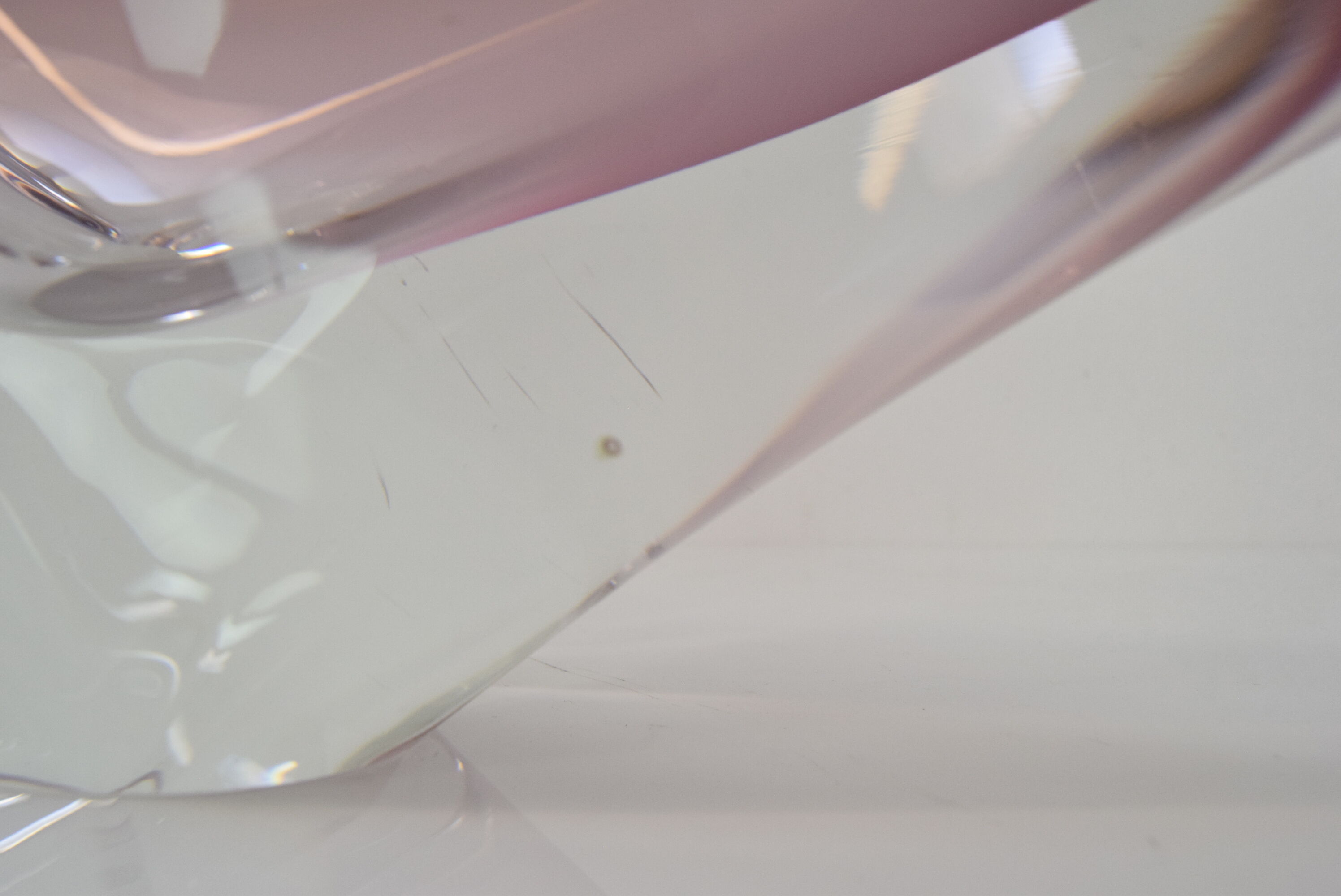 Mid-century Glass Bowl,designed Josef Hospodka for Chribska,1960's.