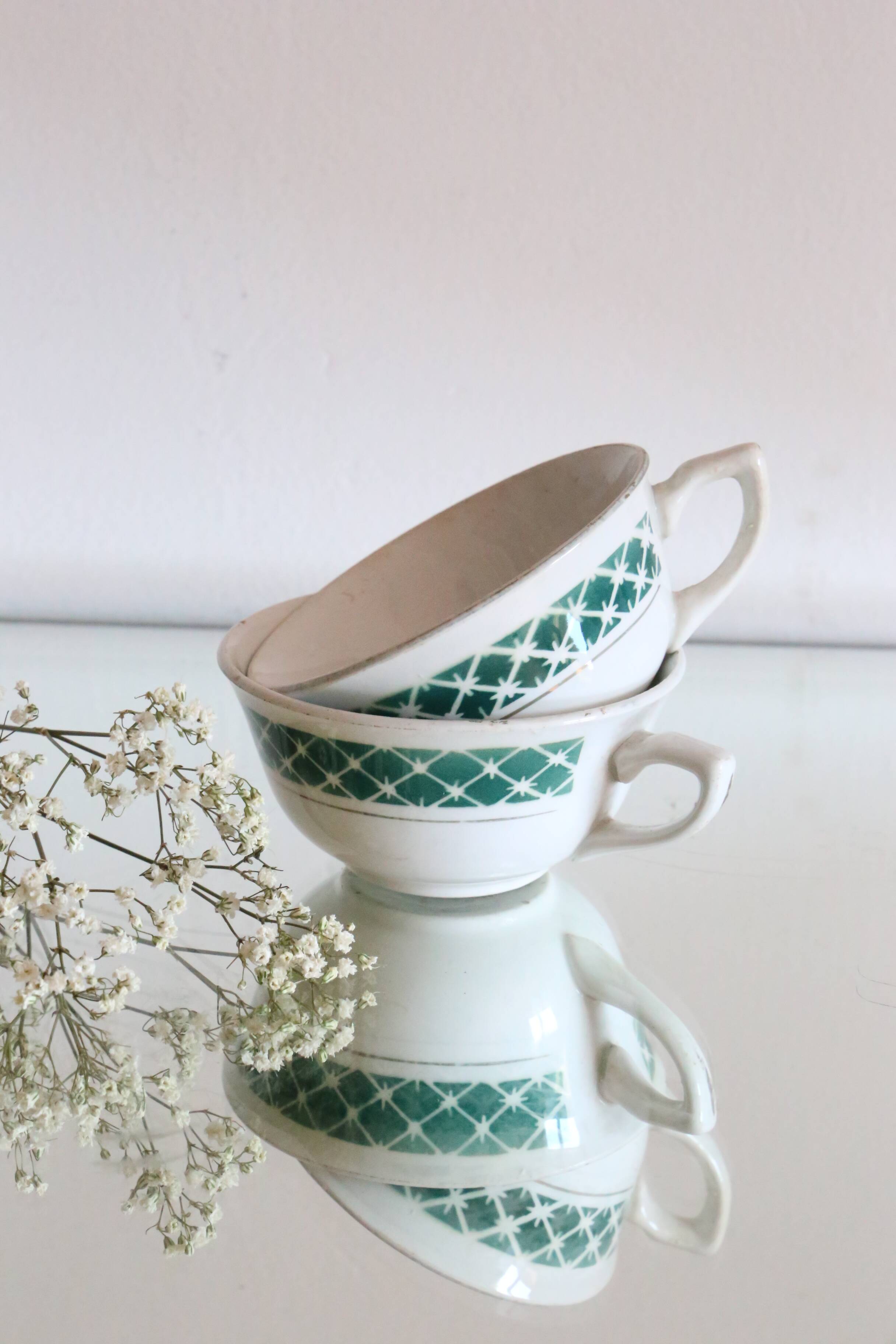 Pair of ceramic cups