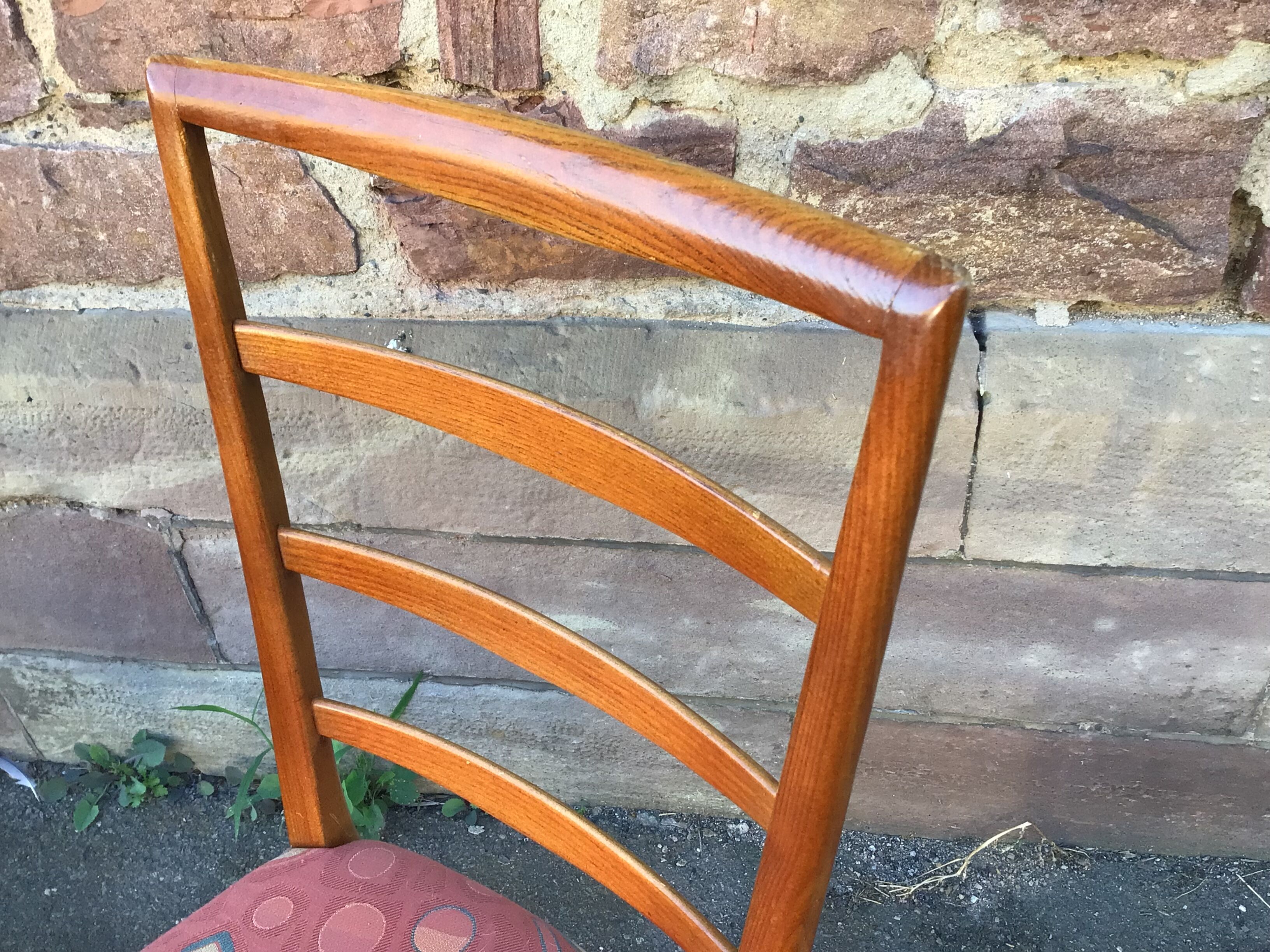 4 Scandinavian chairs mid century vintage 1960