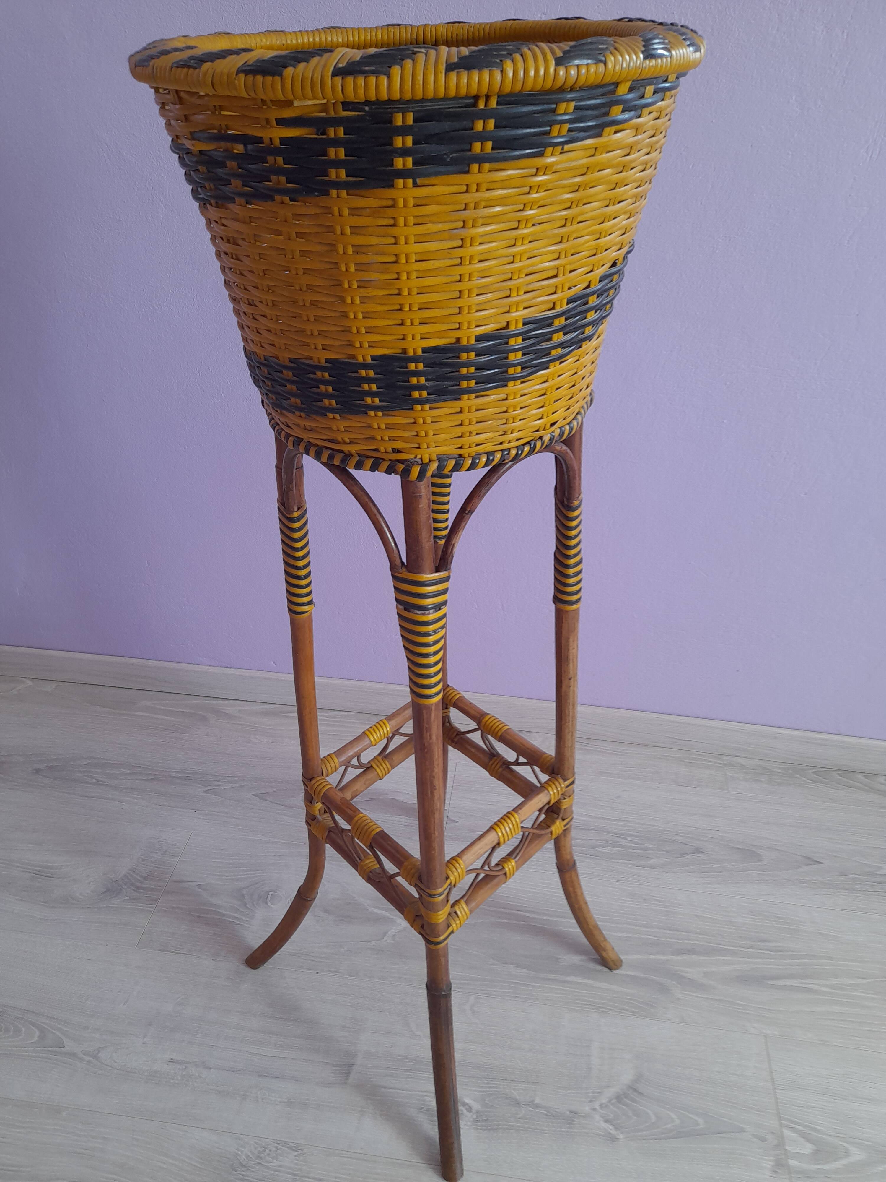 Vintage pedestal planter