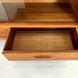 Vintage Jentique small display cabinet from the 1960s made of teak wood.
