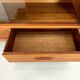 Petite vitrine vintage Jentique des années 1960 en bois de teck