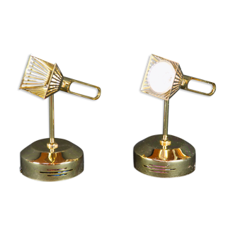 Late 20th Century Fase Brass Sconces, Spain