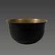 Jean dunand (1877-1942). art deco lacquered bronze bowl.