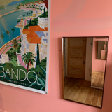 Vintage Scandinavian Mirror - Mid Century