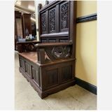 Antique - Impressive Neo-Gothic Chest Bench