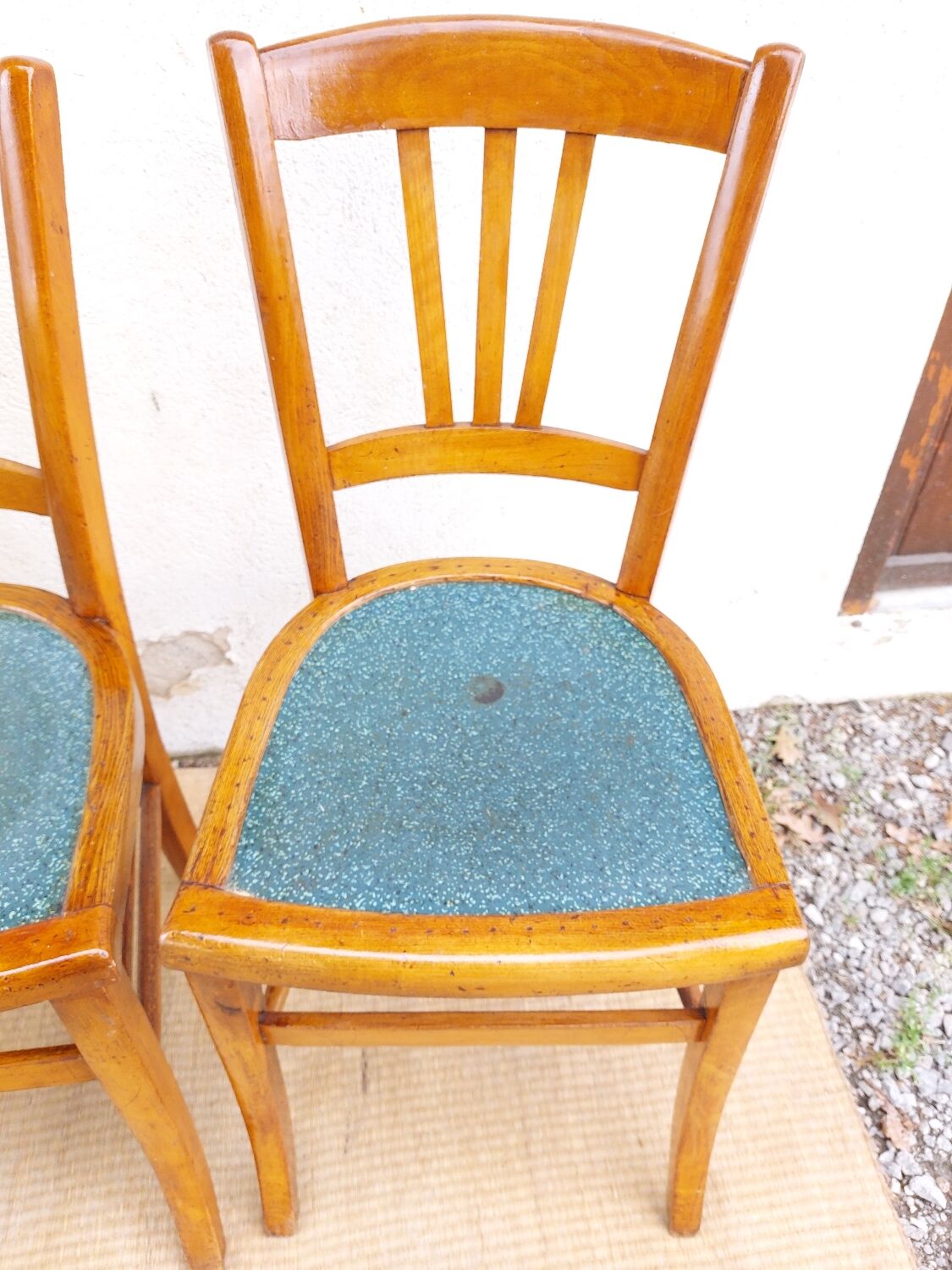4 Mado wooden chairs, bistro