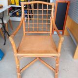 Vintage rattan armchair