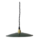 Old industrial blue grey enamelled suspension