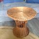 Wicker side table
