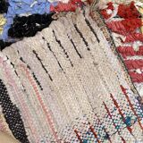 Tapis Boucherouite Berbère - 83 x 212