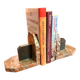 Serre-livres en marbre art déco des années 1930