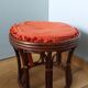 Rattan wicker pouffe stool