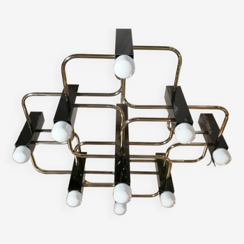 Vintage chandelier by Gaetano Sciolari for Boulanger, 1970s