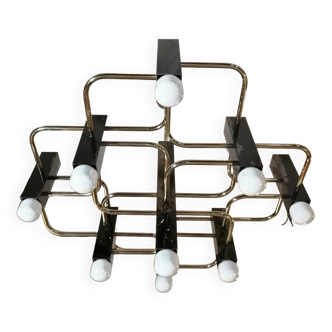 Vintage chandelier by Gaetano Sciolari for Boulanger, 1970s