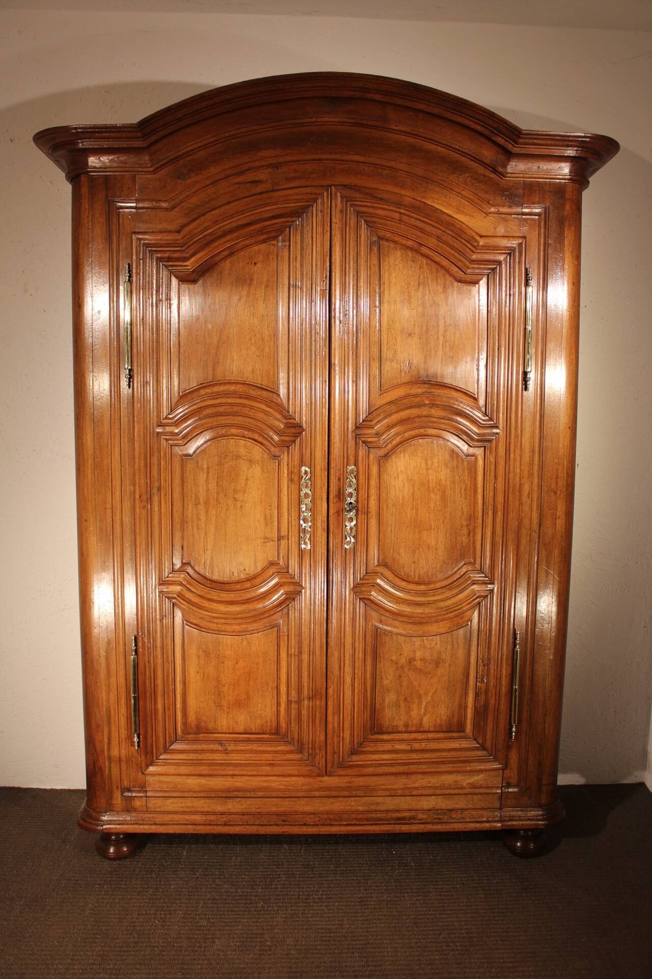 Walnut wardrobe 19th century