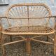 Vintage rattan seat length 103