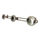 Vintage chrome wall coat rack from the 70s