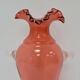 Art Czech glass vase, by Glasswork Novy Bor, 1950s