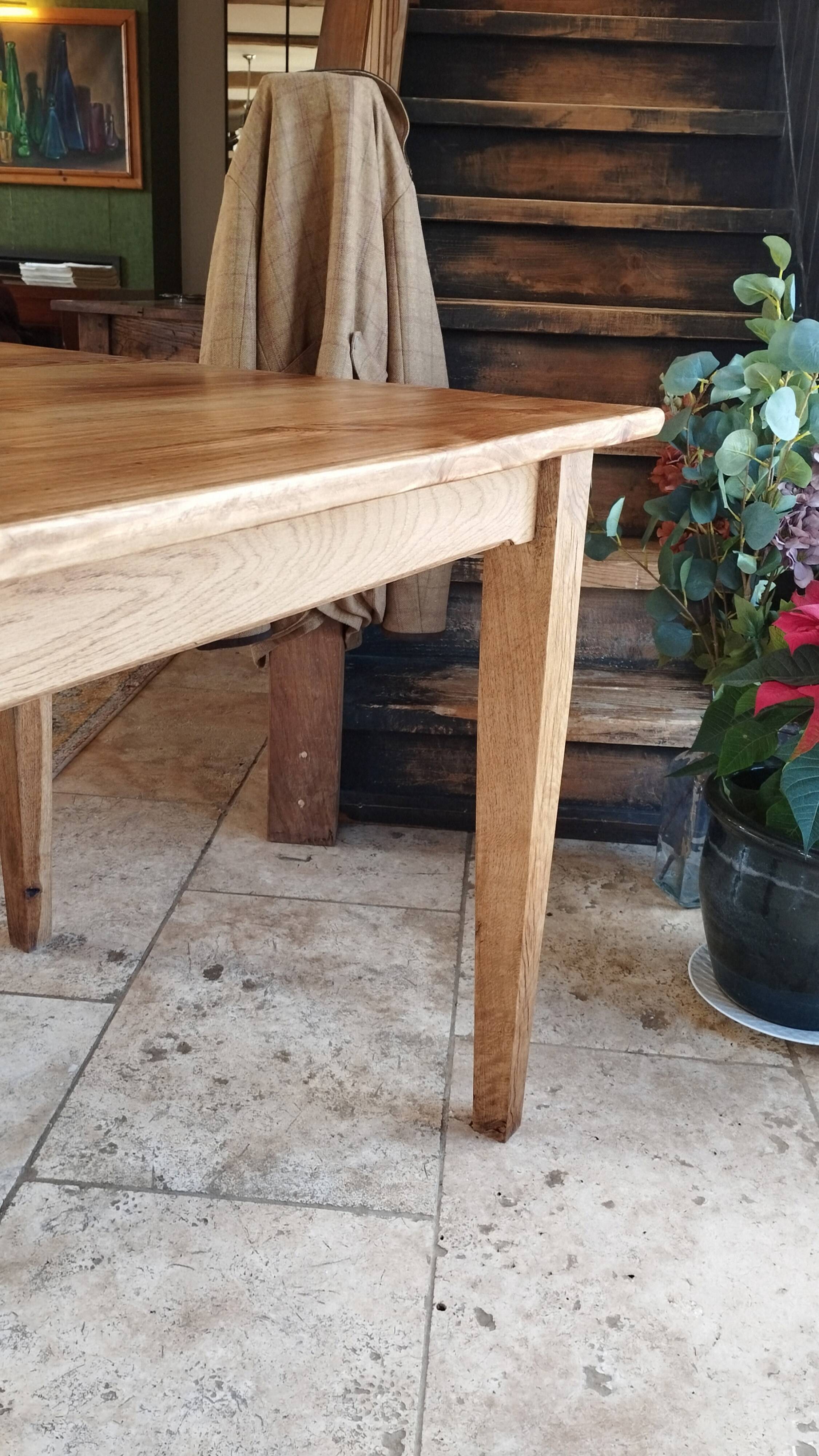 Danish Farmhouse Table with Patina