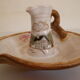 Lardinois pottery candlestick
