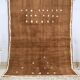 Moroccan Beni Ourain rug in brown wool, 150/250cm