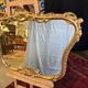 Napoleon III giltwood mirror, Louis XV rocaille style – hallmarked