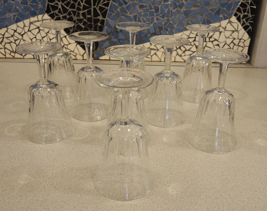 9 old walking glasses