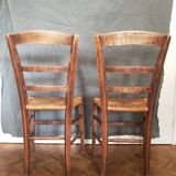 Lot of 2 mulched chairs