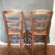 Lot de 2 chaises paillées