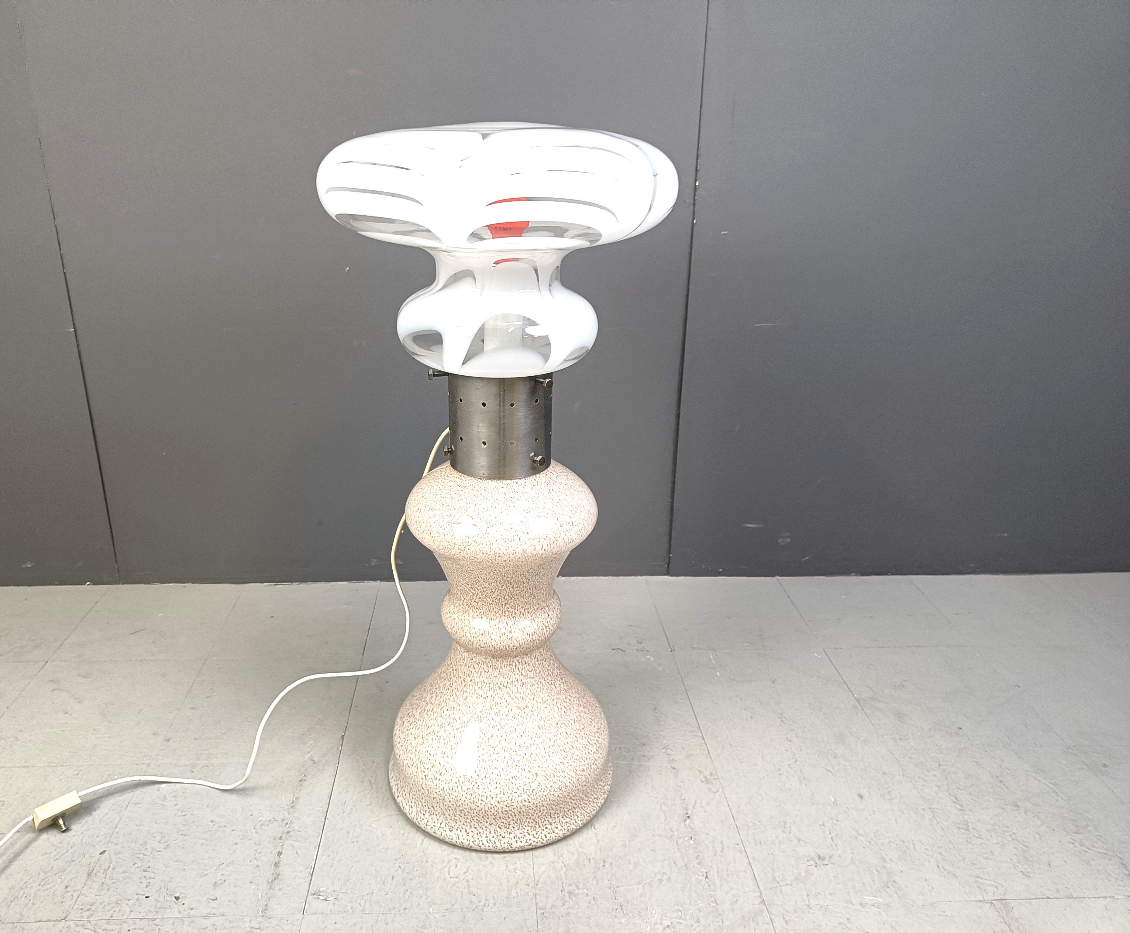 Vintage floor lamp by Mazzega, 1960s