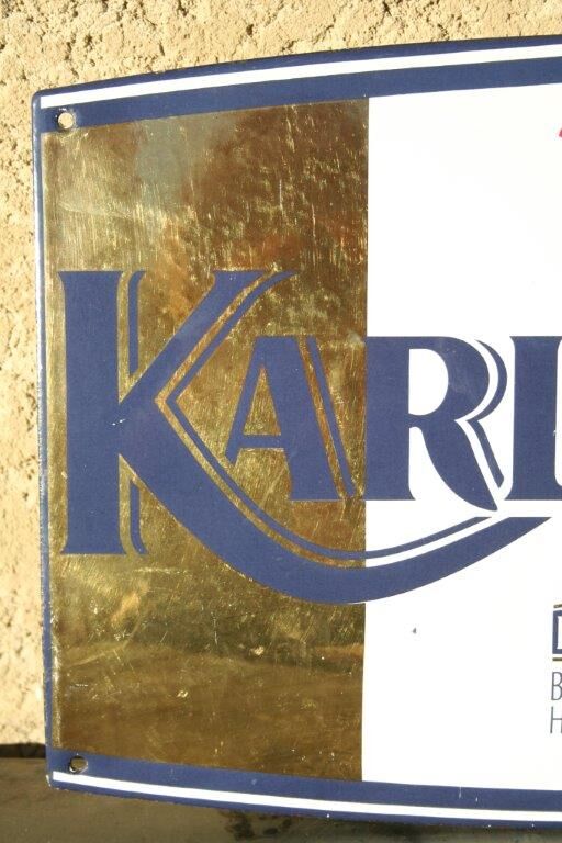 Beer Karlsbraeu sign