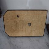 Serre-livres art déco, bois et marbre, Armand